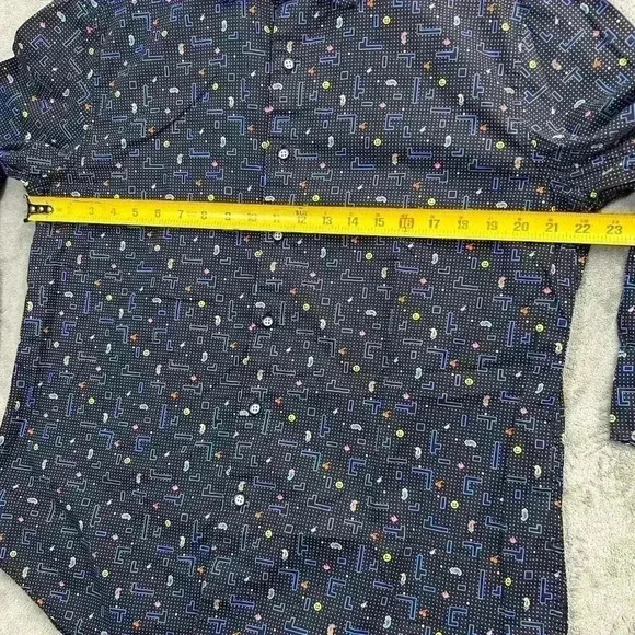 Robert Graham Shirt Mens Large Arcade Print Classic Fit Button Down Casual - Picture 3 of 11